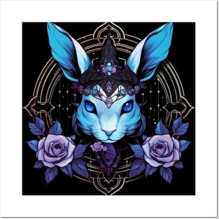 Blue Bunny Posters and Art
